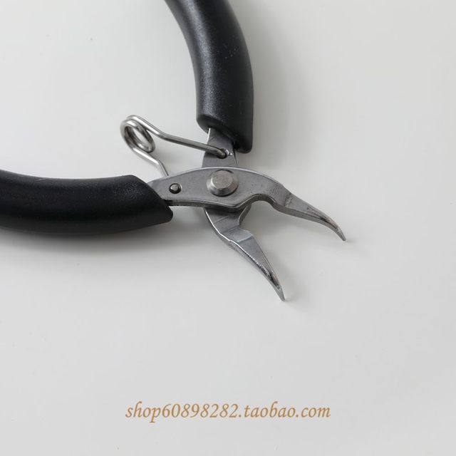 High cost performance! Stainless steel teethless fine point-nosed pliers round shears hand-wrapped jewelry DIY jewelry tool pliers