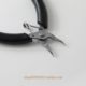 High cost performance! Stainless steel teethless fine point-nosed pliers round shears hand-wrapped jewelry DIY jewelry tool pliers