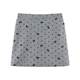 Sweet atmosphere bow skirt for women new autumn and winter thick wool A-line skirt high-waisted hip short skirt
