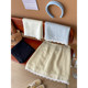 Korean chic lace lace wash cotton short skirt for women summer sweet Japanese and Korean miu hip A-line versatile skirt