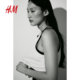 HM women's vest suspender summer slim ribbed cotton short comfortable and fashionable vest 1049251
