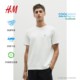 HM men's and women's T-shirts summer heavy sports round neck COOLMAX cool printed short-sleeved top 1216501
