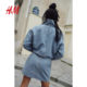 HM women's skirt 2025 summer new slim and fashionable casual and simple mini A-line short skirt 1268063
