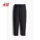 HM women's pants in summer 5 bags high waist slightly elastic casual slim nine-point jeans 0941666
