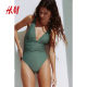 HM Women's Clothing 2025 Summer New One-piece Swimsuit 1259298
