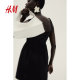 
HM women's vest suspender dress 2025 summer new sleeveless backless square collar vacation style skirt 1273504