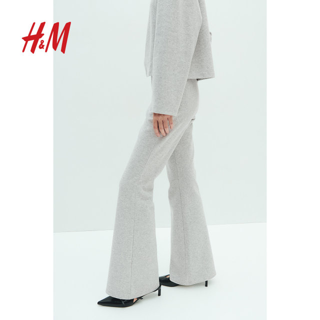 HM women's summer fine knitted flared leggings 1259081