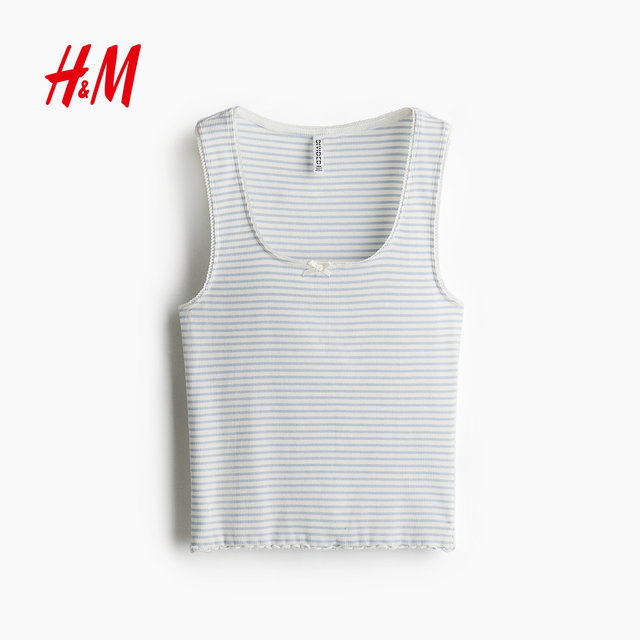 HM Women's Vest 2025 Summer New Mesh Sweat Vest 1272563
