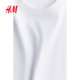 HM women's T-shirt 2025 summer new simple cotton casual round neck short-sleeved top bottoming 0963662
