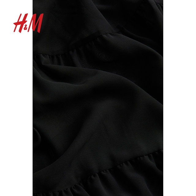 HM Women's Skirt 2025 Summer New Layered Half-length Skirt 1295832
