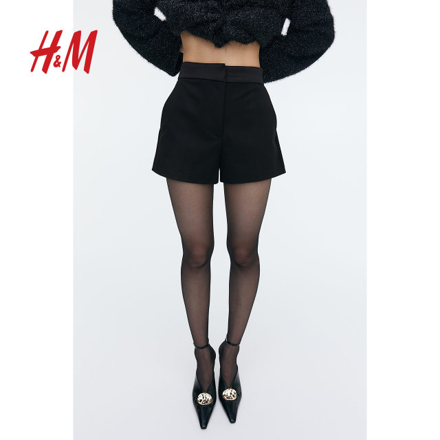 HM women's summer high waist fashionable casual suit shorts 1258790
