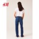 HM women's pants summer fashion simple low waist straight jeans 1166881
