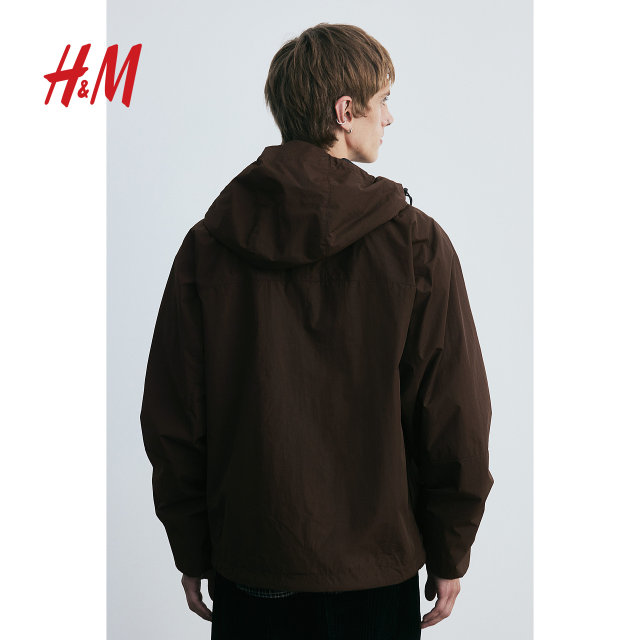 HM men's and women's jacket summer comfortable loose windproof and hydrophobic outdoor sports jacket 1228982
