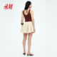 HM S/S 2025 Women's Skirt Summer New Fashionable Casual Simple Ring Mini Skirt 1284889
