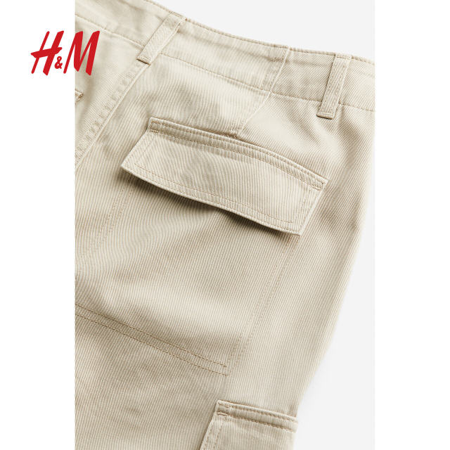 HM women's pants summer fashion simple loose long straight work pants 1195329
