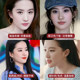 Liu Yifei's same style gold broken silver earrings and earrings, elegant earrings, high-end, light and luxurious exaggerated earrings