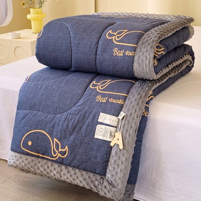 High-end adult beanie quilt 2023 new winter double quilt thickened category A maternal and infant grade children's spring and autumn quilt core