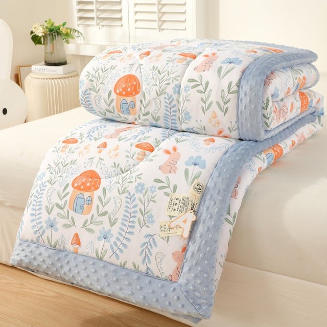 High-end adult beanie quilt 2023 new winter double quilt thickened category A maternal and infant grade children's spring and autumn quilt core