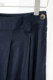 Brand special offer: four-season solid color lace-up skirt side seam zipper A-line intellectual and versatile midi skirt