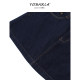 Dark blue denim skirt for women with high waist summer new large size fat mm slim pear-shaped body A-line skirt