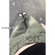 Retro green straight jeans for women in summer new large size fat mm loose slim pear-shaped body wide-leg pants