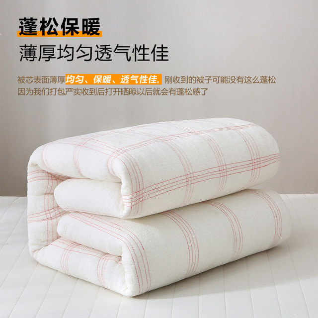 Cotton quilt quilt core student dormitory mattress quilt double spring autumn winter quilt thickened and warm