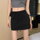Women's 2025 new sports short skirt high waist spring and summer drawstring small body sweat skirt a line skirt pants