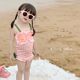 Girls Swimsuit Western Princess Bikini Cute Strait Swimwear Swimsuit Female Baby Fast Children's Swimwear Korean
