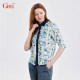 Gitti/Gitti Spring New Five-Pin Sleeve Age Reducing Printed Shirt for Women Slimming Large Size Shirt G251112
