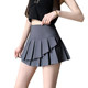 Xiaoyixian 2025 Spring Autumn Skirt Female Sweet Wearing Irregular Cake Cake pleated skirt High -waist A -line skirt