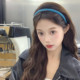 
Retro colorful suede fine hair hoop for women 2025 new simple niche high-end sense face wash headband pressed hair hairpin new