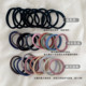 Super soft ~ 10 hair circles 10 pieces of high elastic hair rope foundation wild head rope black rubber band jewelry