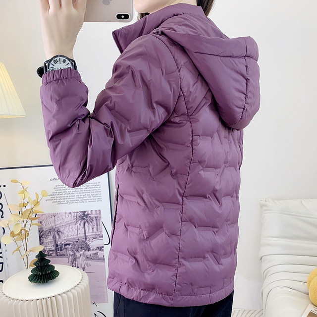 Winter mom down jacket outdoor large size women's clothing three-proof fabric casual loose light jacket cold-proof down jacket