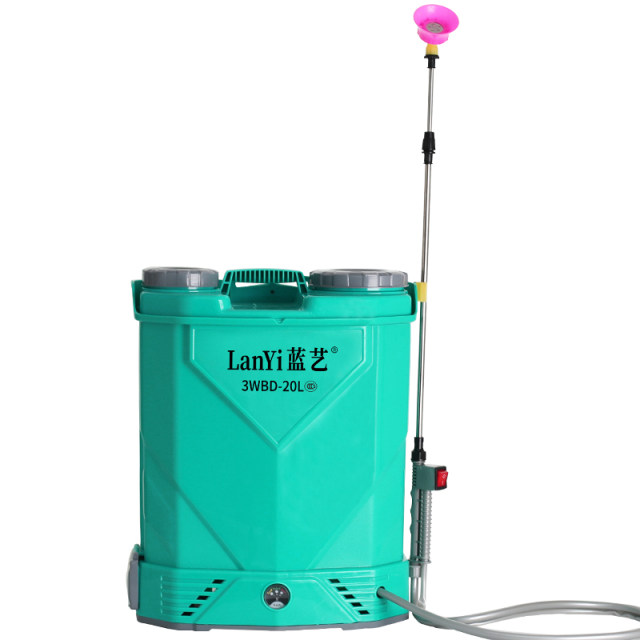 Lanyi Agriculture high-voltage backpack lithium battery rechargeable pesticide spray can sprayer new type sprayer electric sprayer