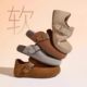 Camel Women's Shoes 2025 Autumn and Winter New Retro Baotou Birkenstock Shoes Lazy Casual Versatile Slip-on Slippers