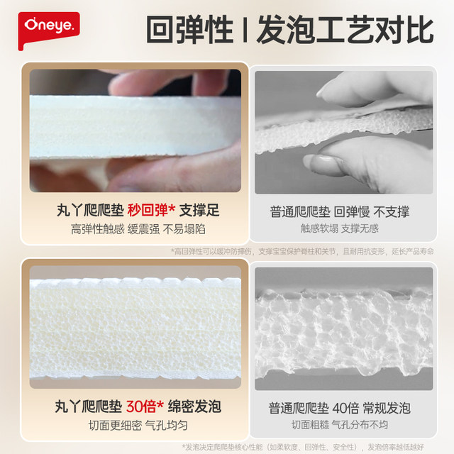 Wanya Climbing Pad Baby Thickened Household Living Room Floor Mat Children's Formaldehyde-free XPE Baby Anti-fall Climbing Pad