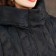 Black goose down jacket official flagship store authentic women's brand 25 new middle-aged mother hooded winter coat