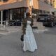 Korean official website purchase autumn and winter sweet girl sweet layered lace hooked long skirt skirt