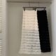 Korean official website purchasing autumn and winter style little woman sweet layered ruffled hip versatile long skirt skirt
