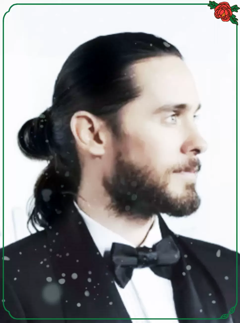 艺术家画家摇滚歌手时尚个性丸子头欧美型男短卷发头套黑色美人