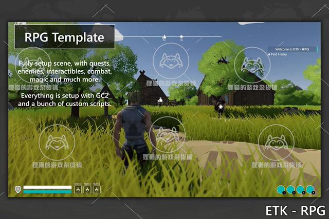 Unity Rpg Kit Unity Easy Template Kit -RPG 1.1.1 Package Update RPG Game template ...
