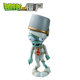 Plants vs. Zombie Mysterious Egyptian Mummy Zombie Single Barrier Iron Barrel Zombie Plastic Swing
