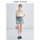 VEGA CHANG denim skirt for women in summer 2025 new retro high-end washing denim skirt