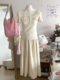 Flower cake skirt female summer 2024 new high -waisted thin A -shaped long small small sweet puff skirt