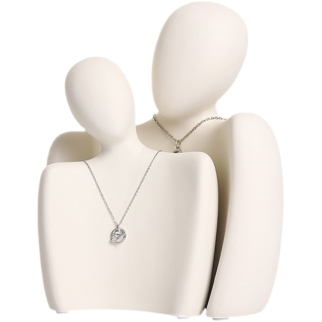 Ceramic portrait model couple desktop home furnishings housewarming wedding gift abstract literary soft decoration stand