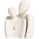 Ceramic portrait model couple desktop home furnishings housewarming wedding gift abstract literary soft decoration stand