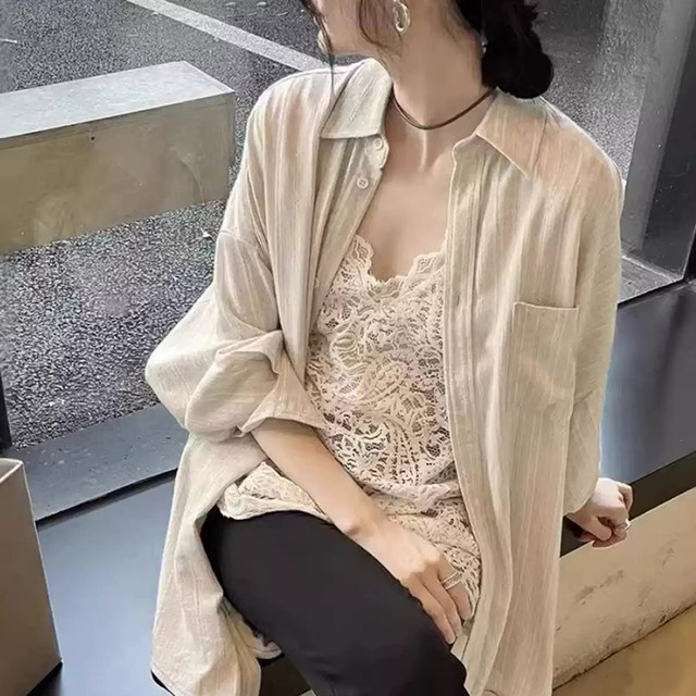 Fat mm sexy backless lace V-neck tank top T-shirt for women 300Jin [Jin equals 0.5kg] plus size loose belly-covering casual slimming top