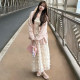 2025 spring new style gentle and sweet atmosphere mesh cake skirt heavy craftsmanship puffy A-line long skirt skirt
