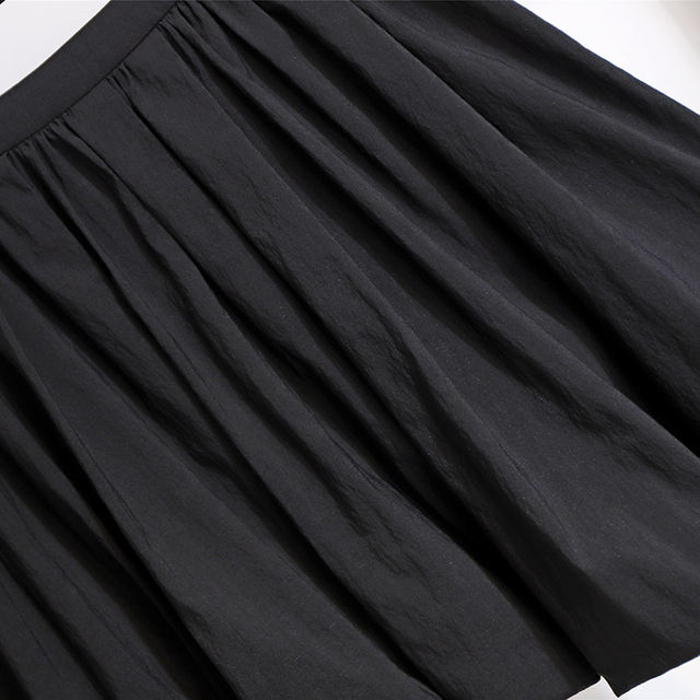 Fashionable Flare Skirt Lantern Skirt Women's 2024 New Irregular Slim Skirt Pleated Skirt Short Skirt