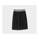 Irregular pleated skirt 2025 autumn and winter new versatile light luxury mid-length skirt casual temperament skirt
